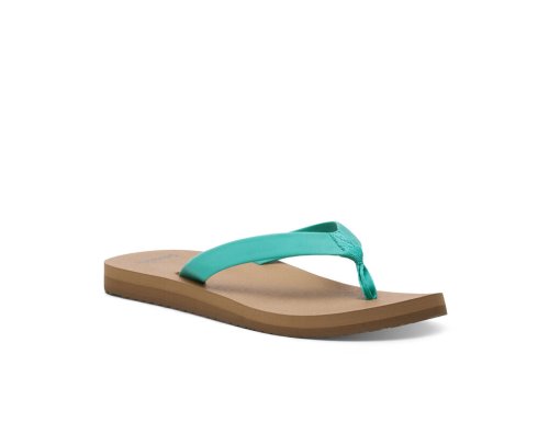 Sanuk Ashland ST Vegan - Sanuk Flip Flops Womens Turquoise - Philippines DAPRFY492